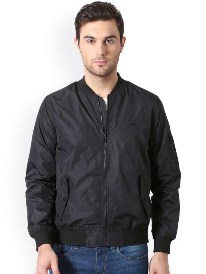 Leather jacket peter england store