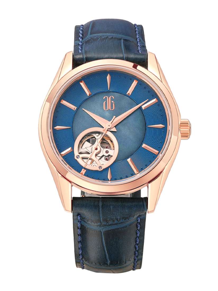 Buy Aries Gold Goldex Women Leather Straps Automatic Motion Powered Watch L 8023 RG TE Watches for Women 22177248 Myntra