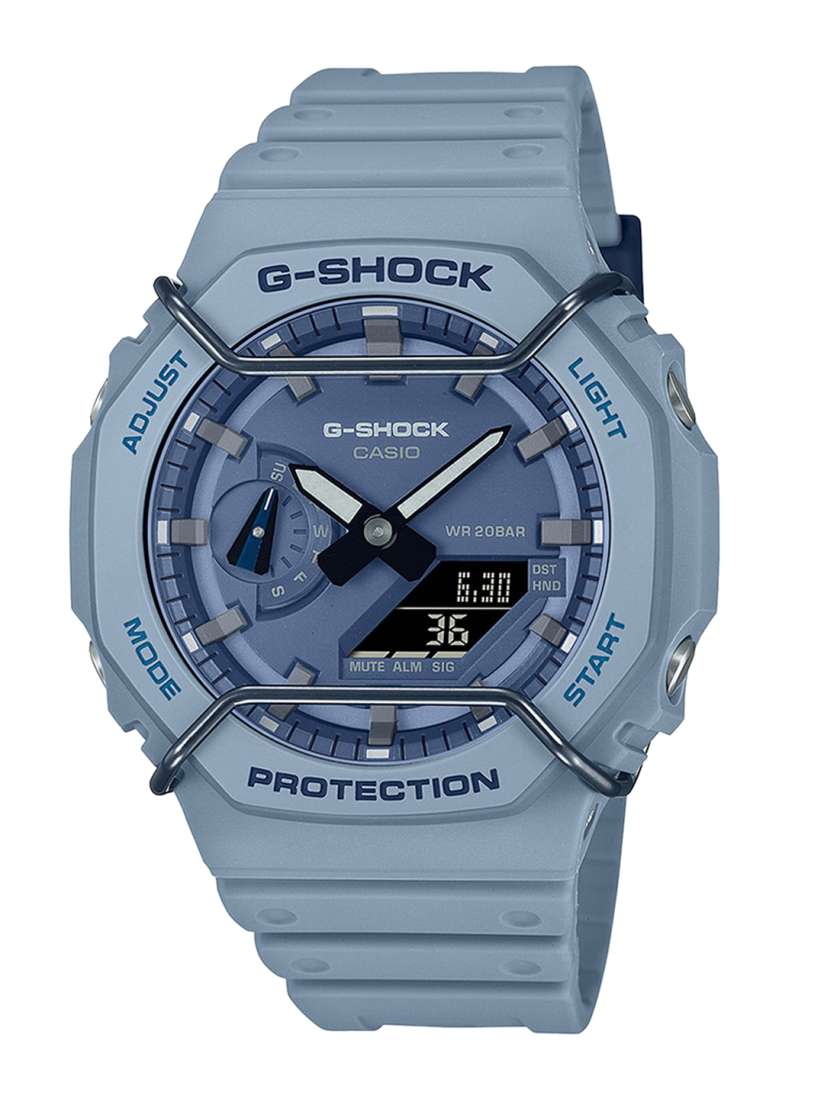 Buy CASIO Men G Shock GA 2100PT 2ADR Blue Analog Digital Dial Blue Resin Strap Watch G1339 Watches for Men 22181194 Myntra