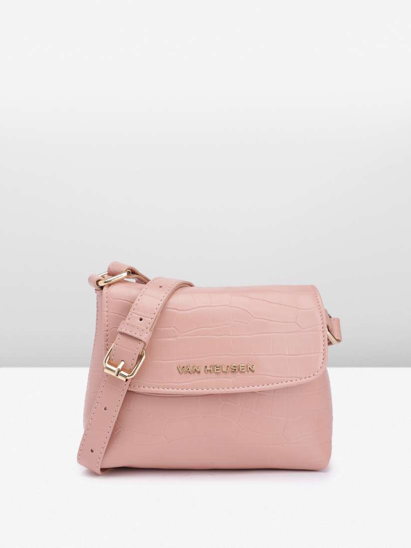 Buy Van Heusen Animal Textured Structured Sling Bag Handbags for Women 22182260 Myntra