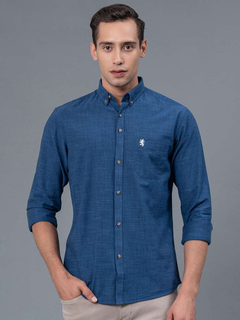 Buy Red Tape Button Down Collar Pure Cotton Casual Shirt Shirts for Men 22183852 Myntra