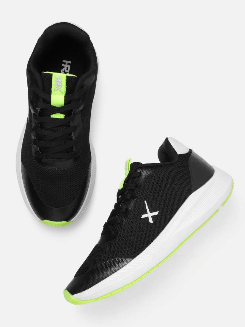 Hrx black sports shoes shop