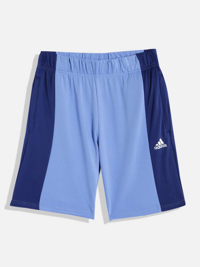 Boys blue adidas shorts shop
