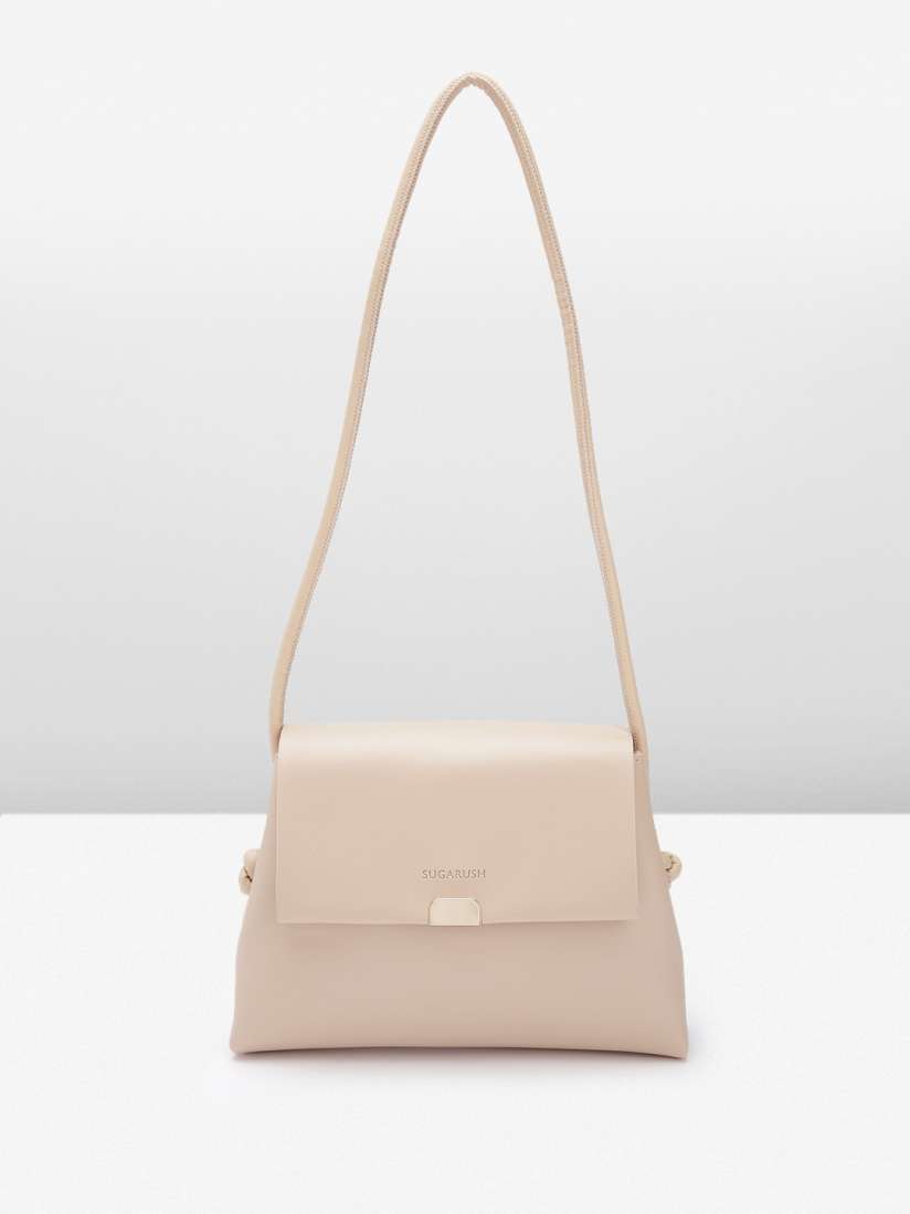 Buy Sugarush PU Structured Sling Bag Handbags for Women 22194772 Myntra