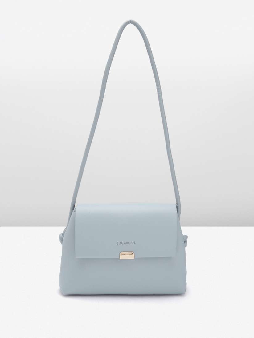 Buy Sugarush PU Structured Sling Bag Handbags for Women 22194792 Myntra