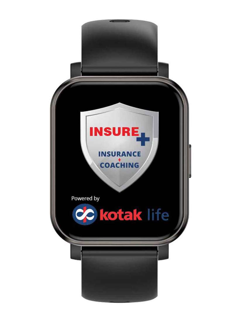 Buy GOQii Vital Lite 3 Months Health Coaching Life Insurance Smart Watch SVSInsureBlack Smart Watches for Unisex 22195926 Myntra