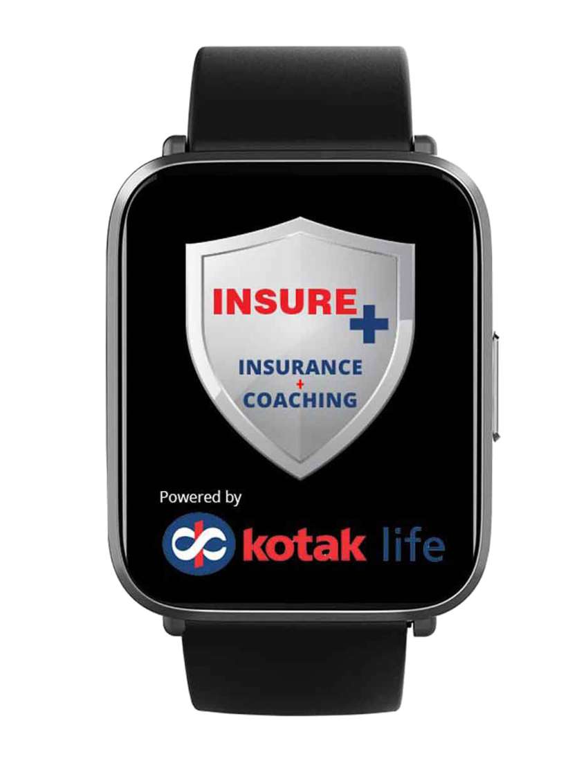Buy GOQii Vital Lite 3 Months Health Coaching Life Insurance Smart Watch SVUInsureBlack Smart Watches for Unisex 22198960 Myntra