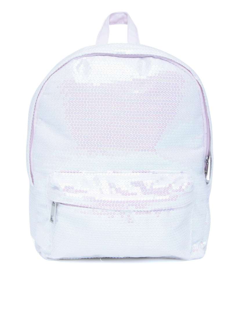 Buy FOREVER 21 Women Off White Pink Sequinned Backpack Backpacks for Women 2220718 Myntra