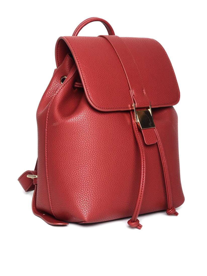 Buy FOREVER 21 Women Red Solid Backpack Backpacks for Women 2220721 Myntra