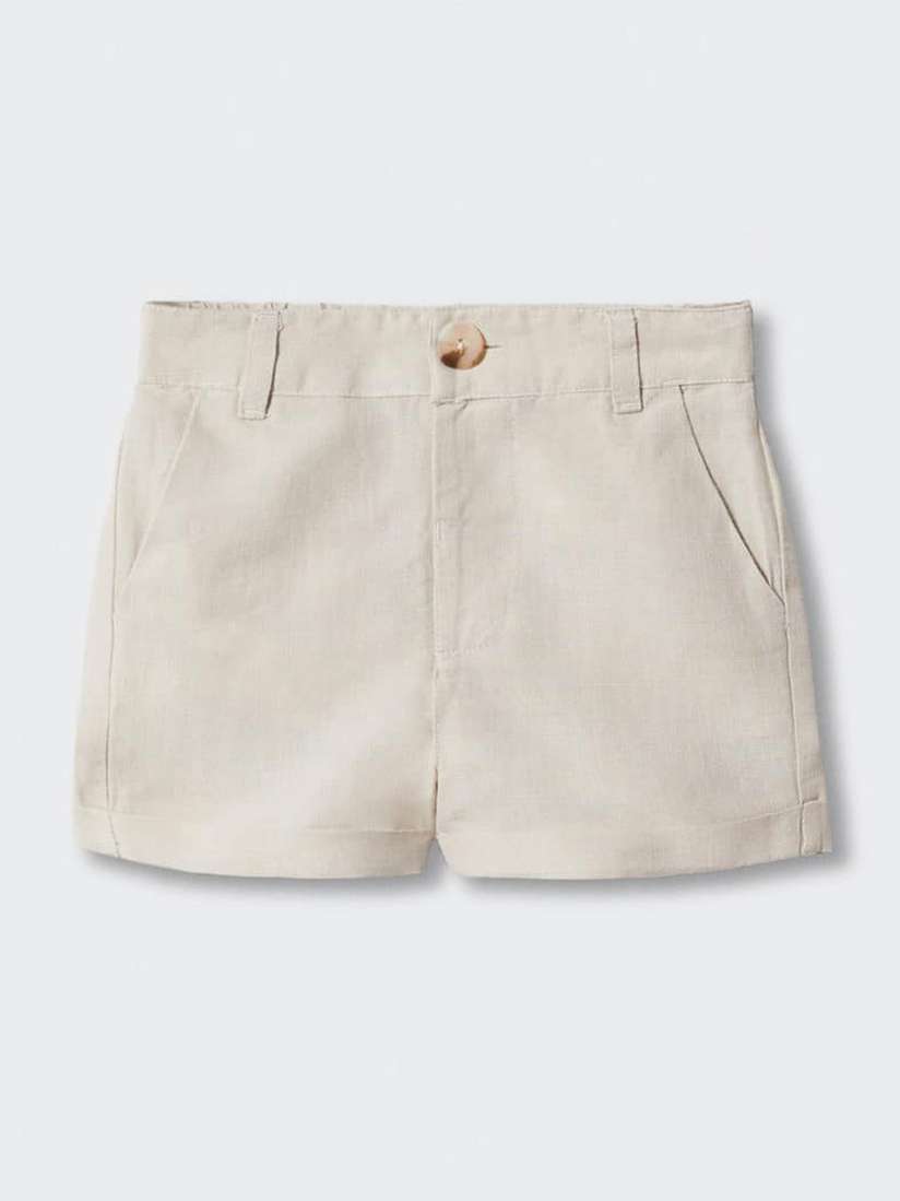 Mango Cotton Linen Shorts Cotton Linen Shorts