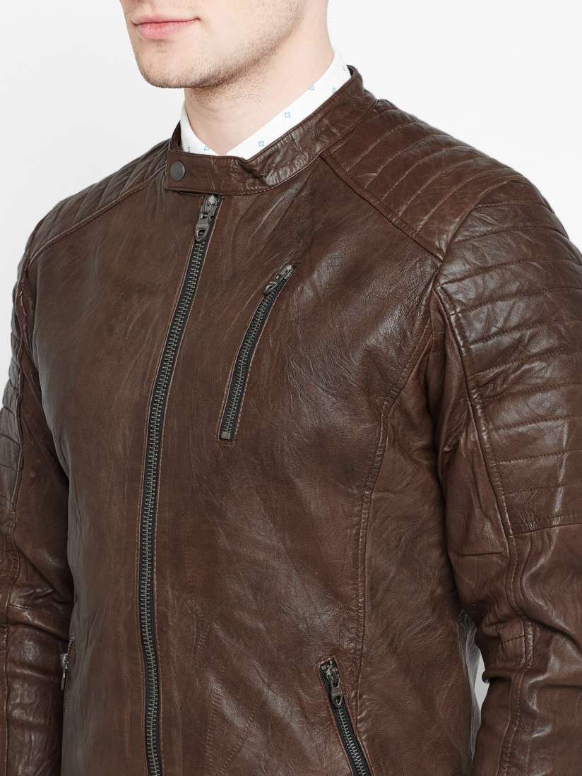 Jack and jones leather jackets shop