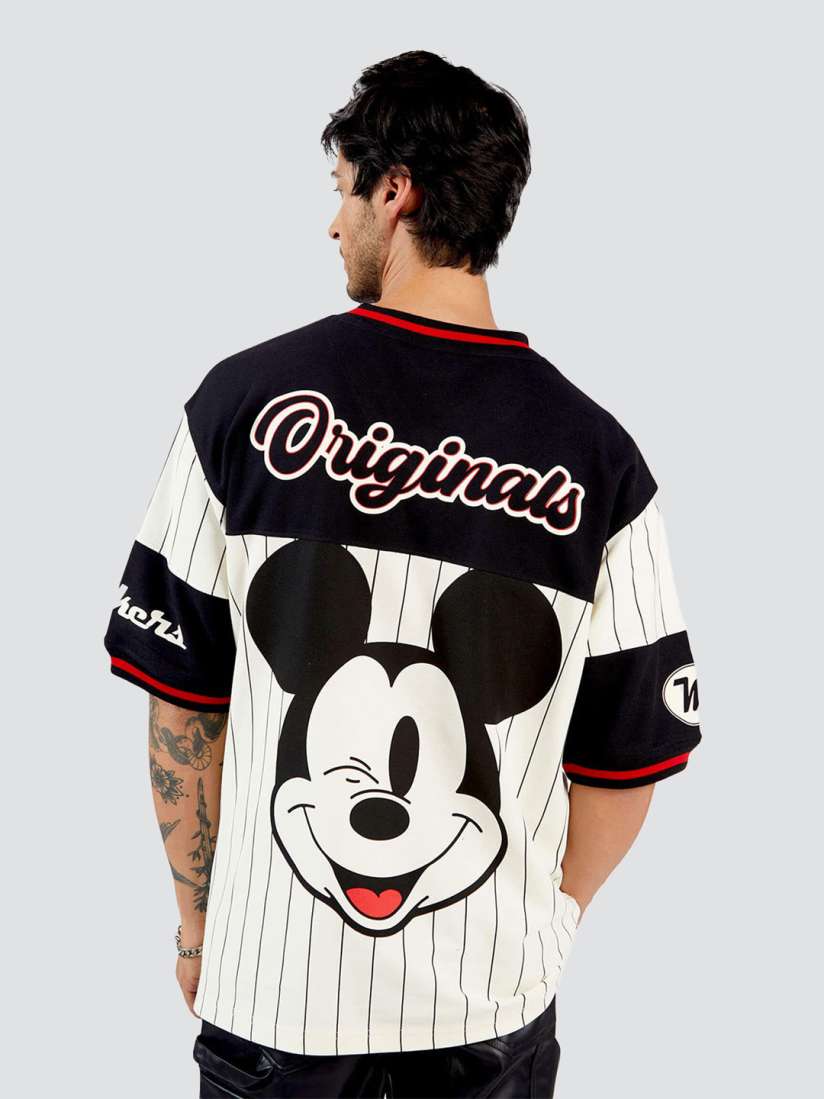 Mens mickey mouse baseball jersey 2025