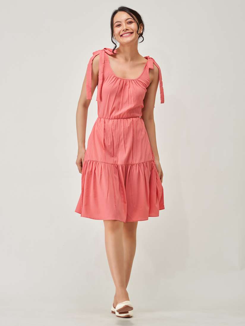 Knee length dresses myntra online