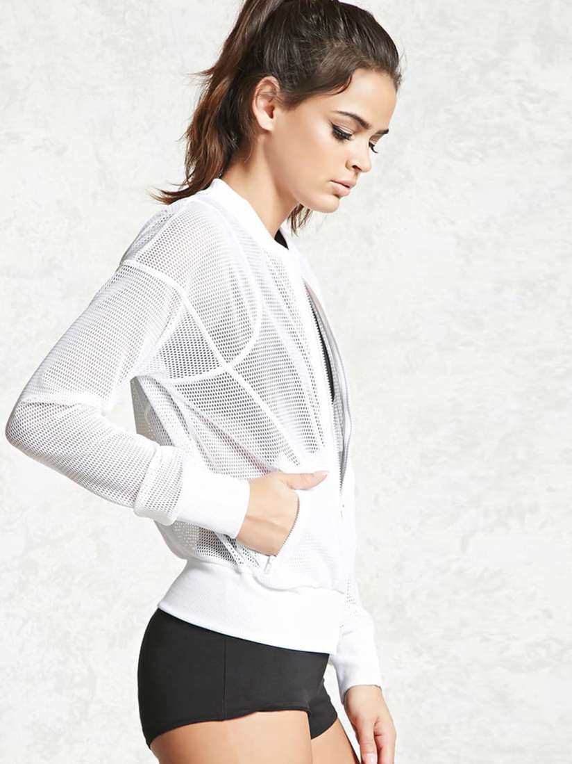 Forever 21 mesh jacket online