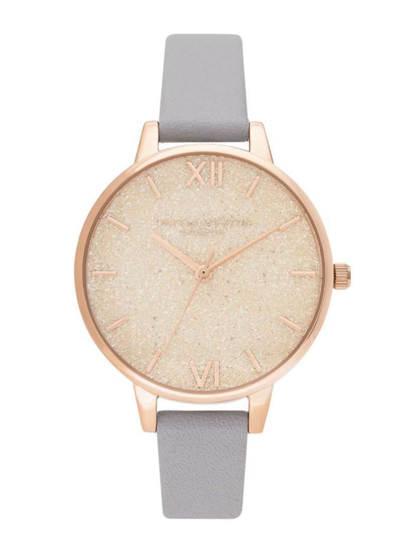 Buy Olivia Burton Women Embellished Glitter Dial Leather Watch OB16GD45 Rose Gold Watches for Women 22238504 Myntra