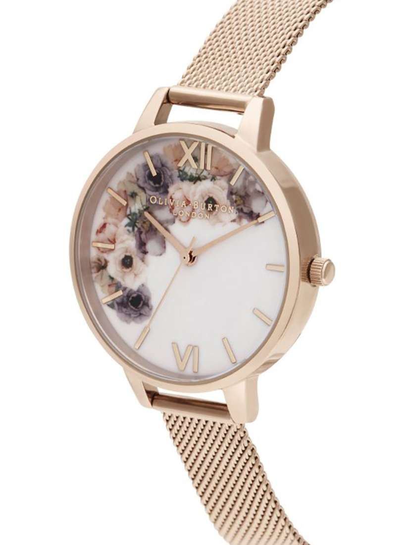Buy Olivia Burton Women Printed Watercolour Florals Bracelet Style Watch OB16PP57 White Watches for Women 22238516 Myntra