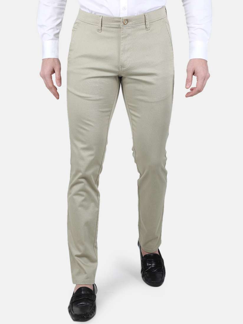 Buy Monte Carlo Men Regular Fit Formal Trousers Trousers for Men 22240378 Myntra