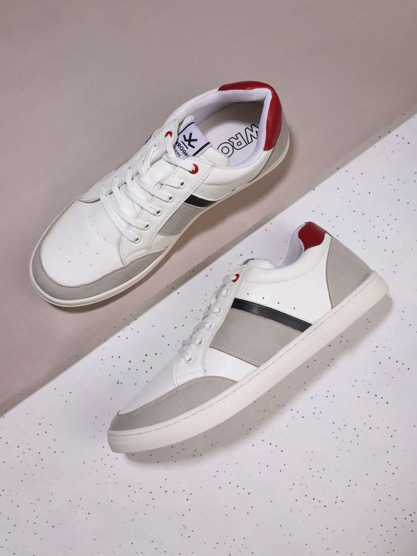 Wrogn white sneakers myntra 2025