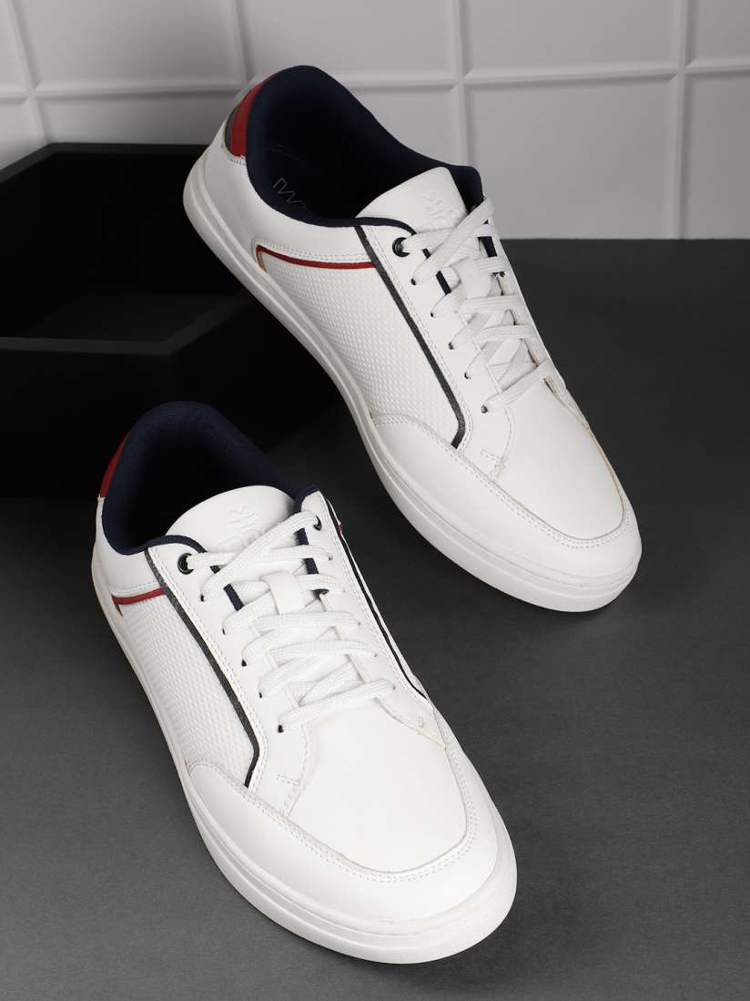 Buy WROGN Men Perforated Detail Sneakers Casual Shoes for Men 22241998 Myntra