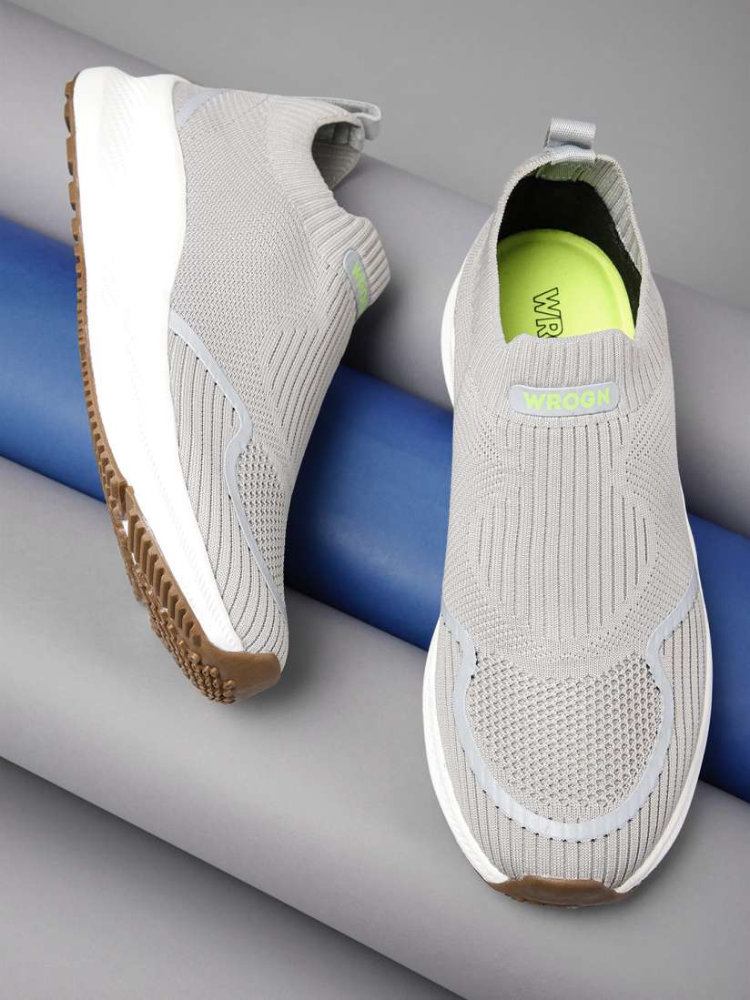Buy WROGN Men Woven Design Running Shoes Sports Shoes for Men 22242040 Myntra