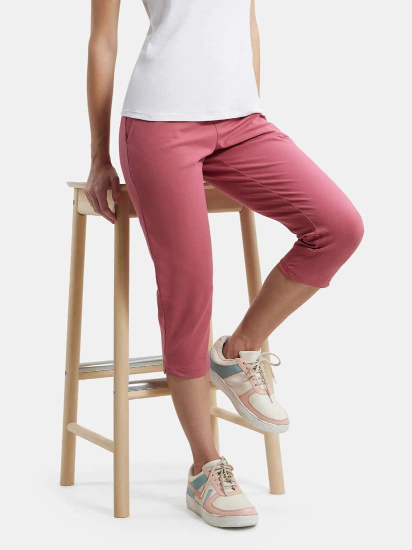 Buy Jockey Stretch Slim Fit Capri with Side Pockets Capris for Women 22243976 Myntra