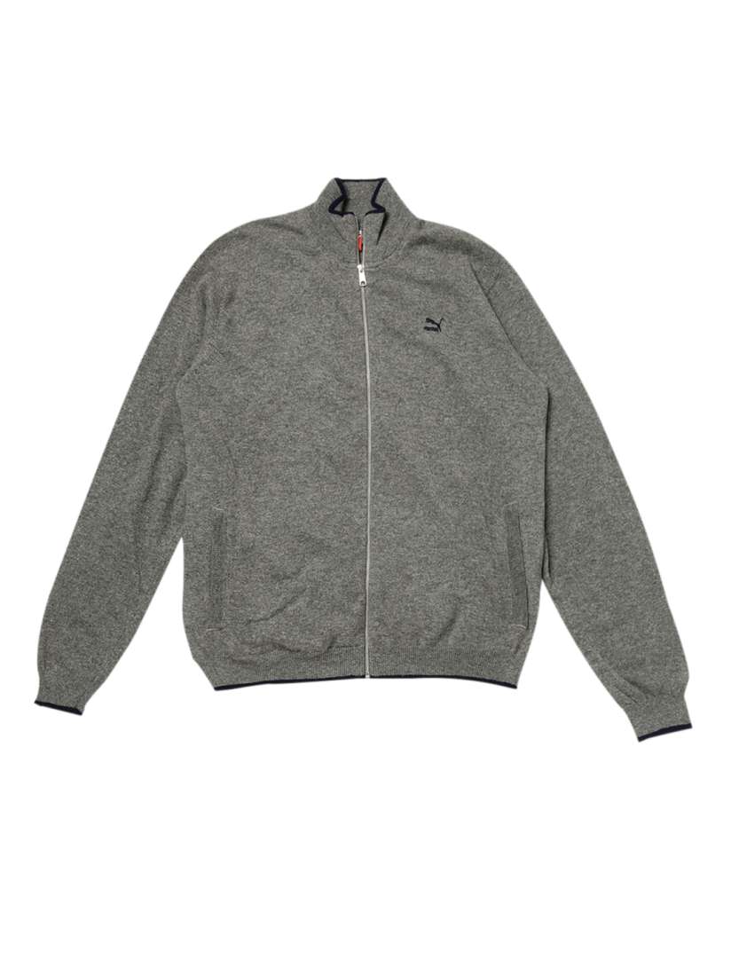 Buy Puma Men Grey Solid Sweater Vest Sweaters for Men 222583 Myntra