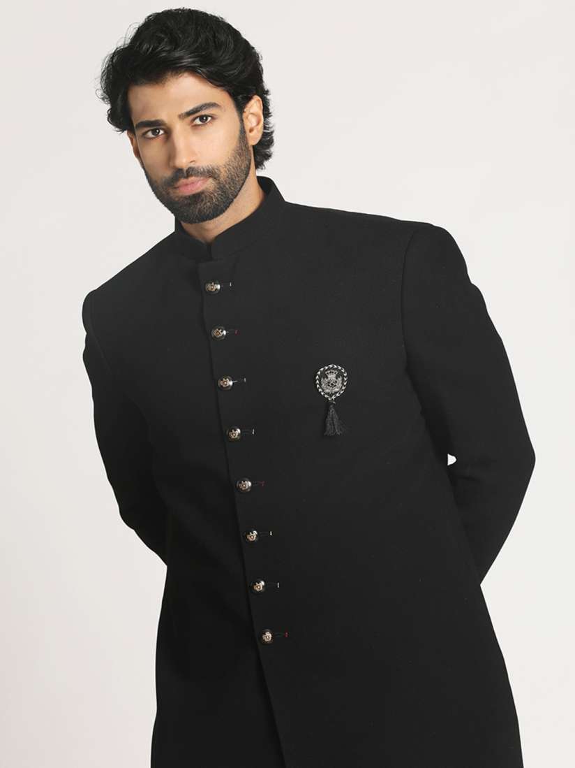 Manyavar groom indo western online