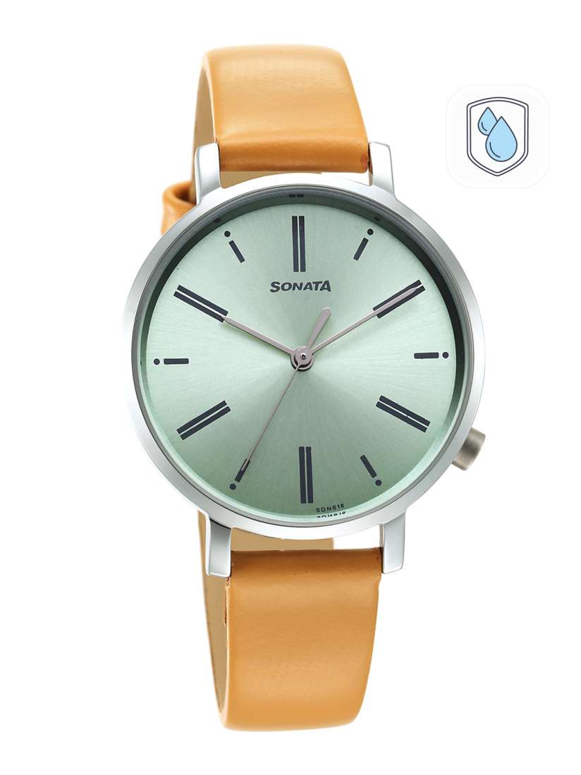 Sonata leather watches for womens store
