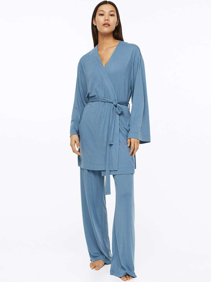 Buy H M Jersey Dressing Gown Robe for Women 22274978 Myntra