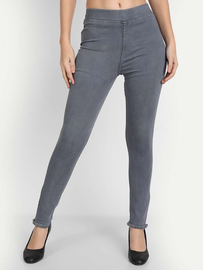 Buy AngelFab Women Regular Fit Cotton Denim Jeggings Jeggings for Women 22292412 Myntra