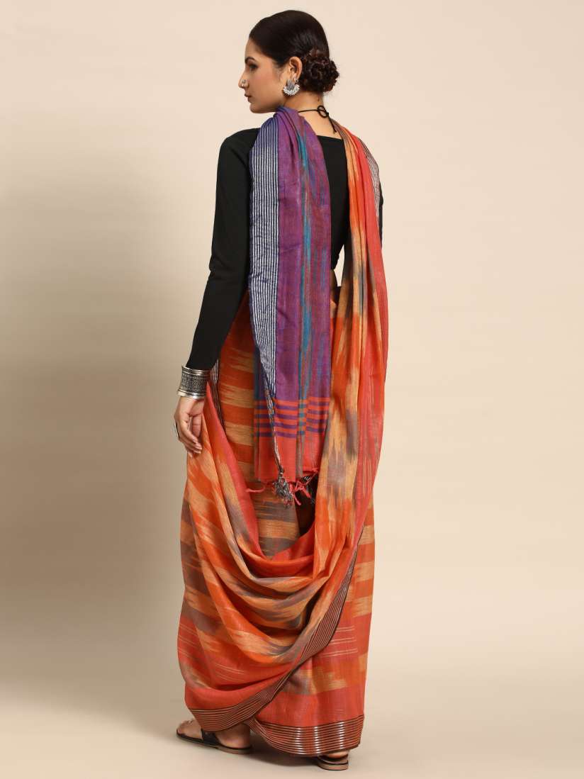 Buy Taavi Printed Pure Cotton Bhagalpuri Saree Sarees for Women 22292898 Myntra