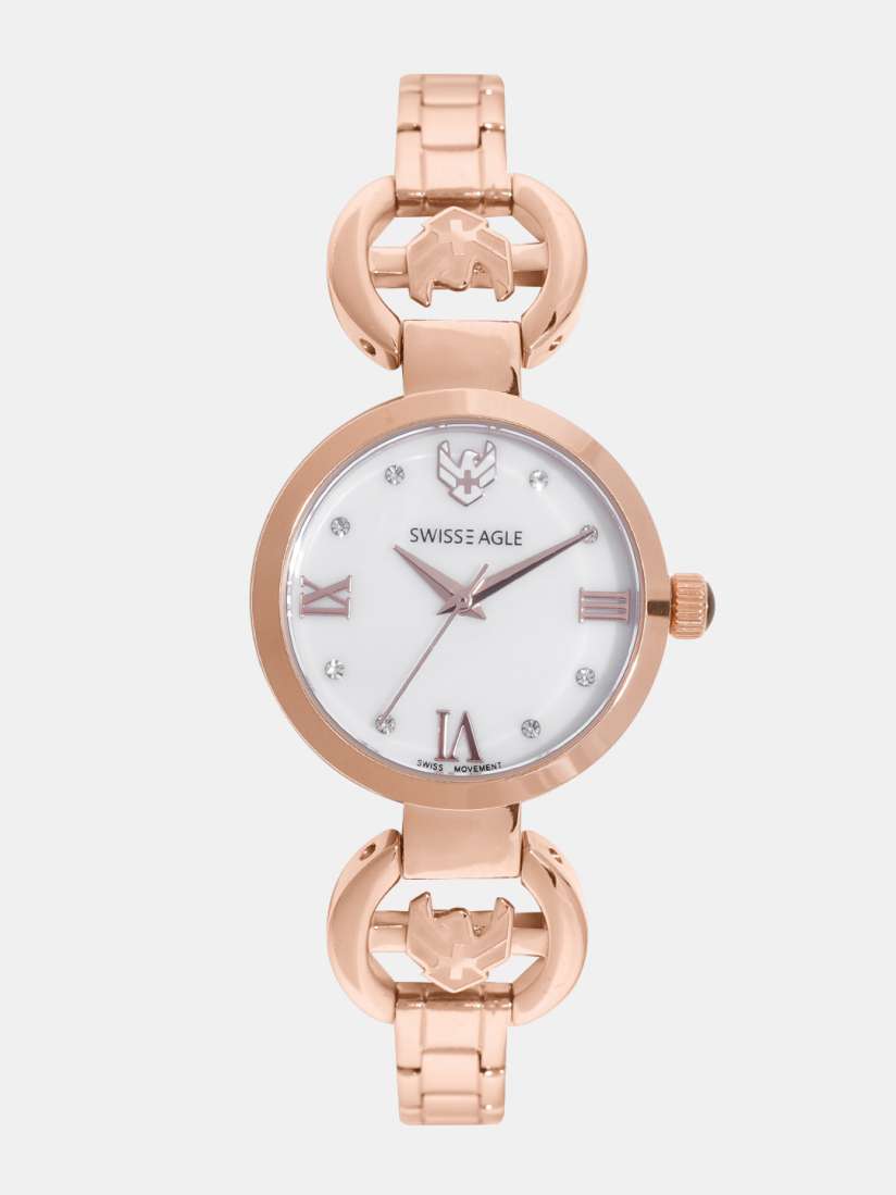Buy Swiss Eagle Women Off White Analogue Watch SE 9115 33 Watches for Women 2229489 Myntra