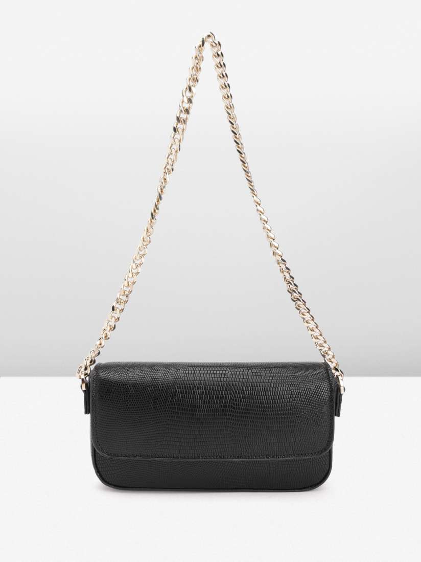 Buy MANGO Snakeskin Textured Structured Shoulder Bag Handbags for Women 22302992 Myntra