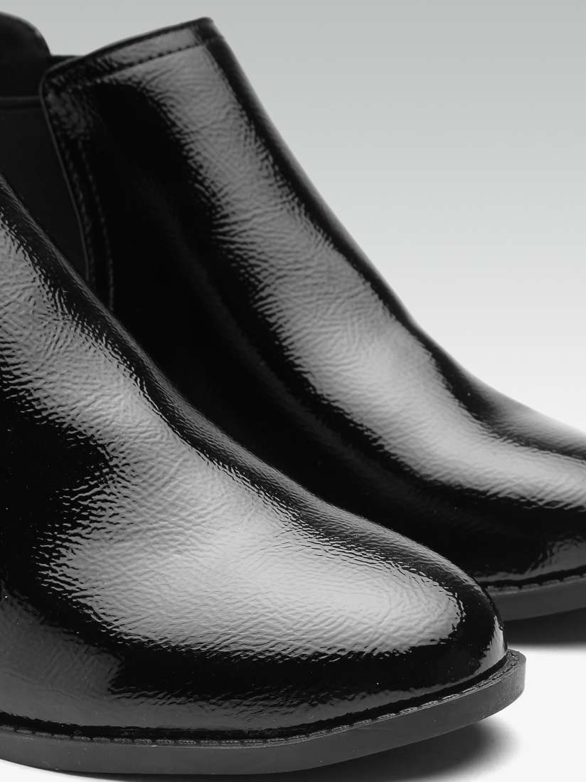 Buy DOROTHY PERKINS Women Black Flat Boots Boots for Women 2230528 Myntra
