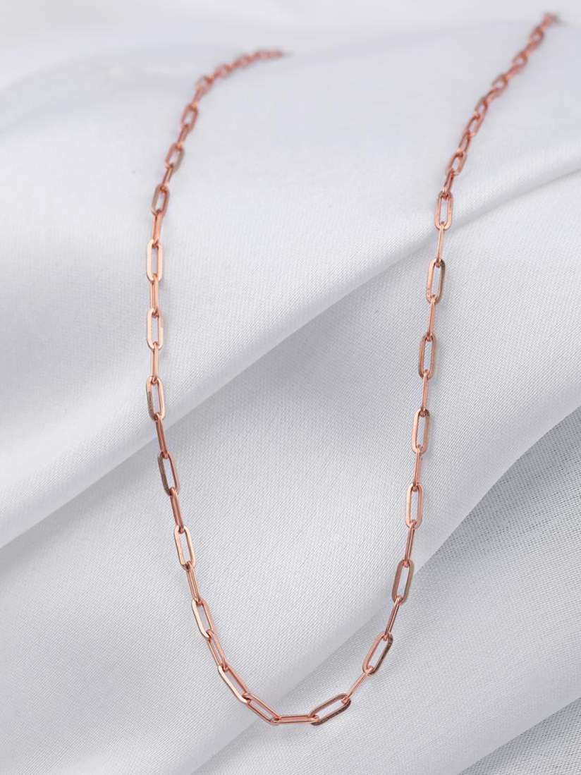 Buy CANDERE A KALYAN JEWELLERS COMPANY Men 18KT BIS Hallmark Rose Gold Chain 6.3 g Necklace Gold for Men 22313964 Myntra