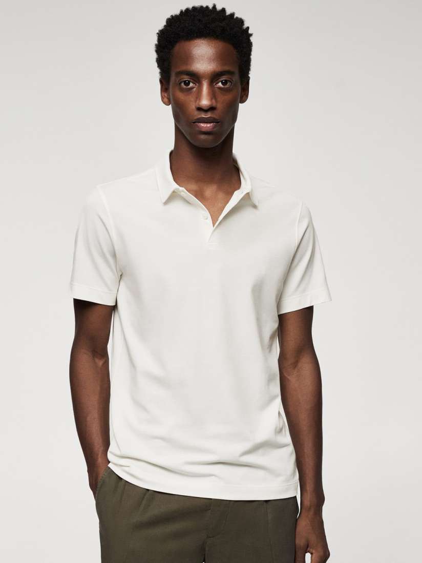 Mango man polo shirt clearance
