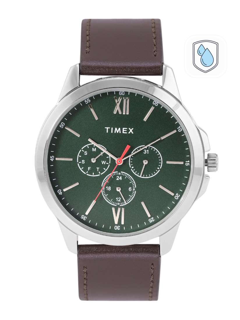 Buy Timex Men Brass Dial Leather Straps Analogue Multi Function Watch TWEG165SMU11 Watches for Men 22315120 Myntra