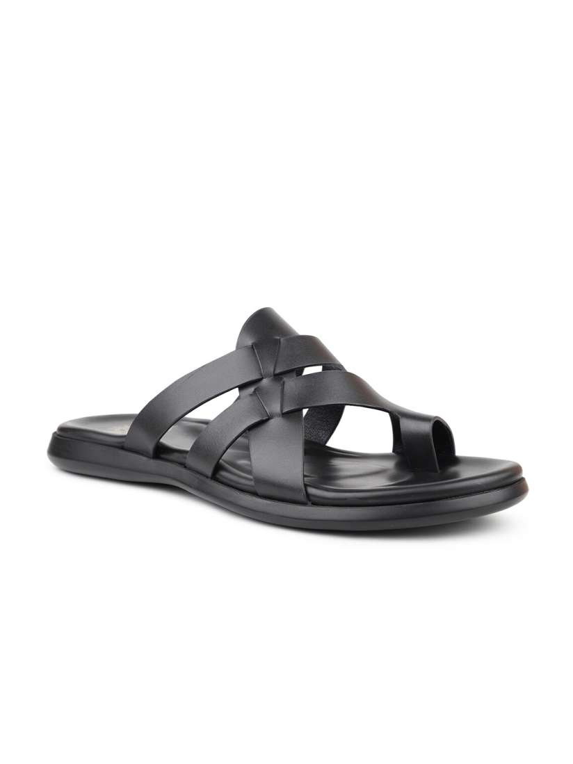 Buy ATESBER by Inc.5 Men Leather Slip On One Toe Sandals Sandals for Men 22329214 Myntra