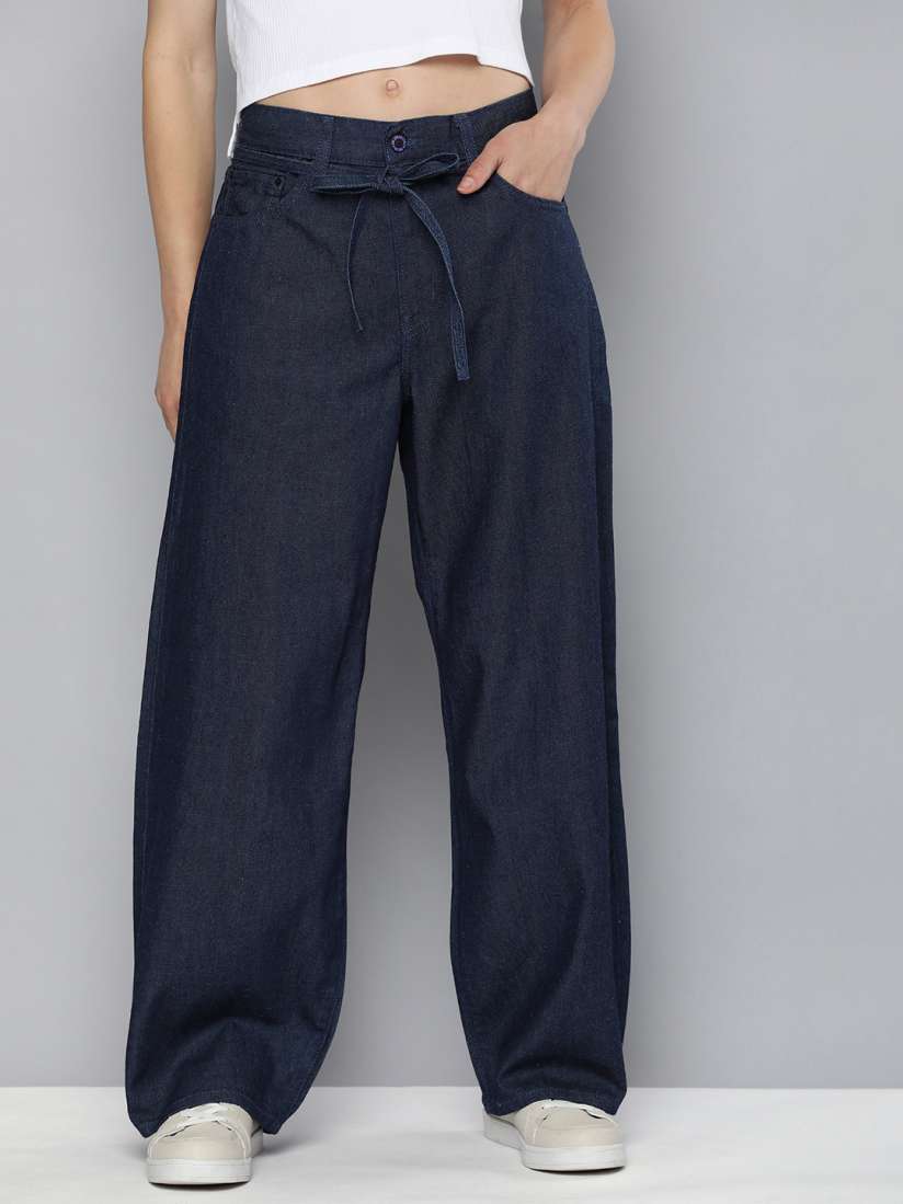 Buy Levis Women Balloon Fit High Rise Belted Relaxed Jeans Jeans for Women 22330720 Myntra