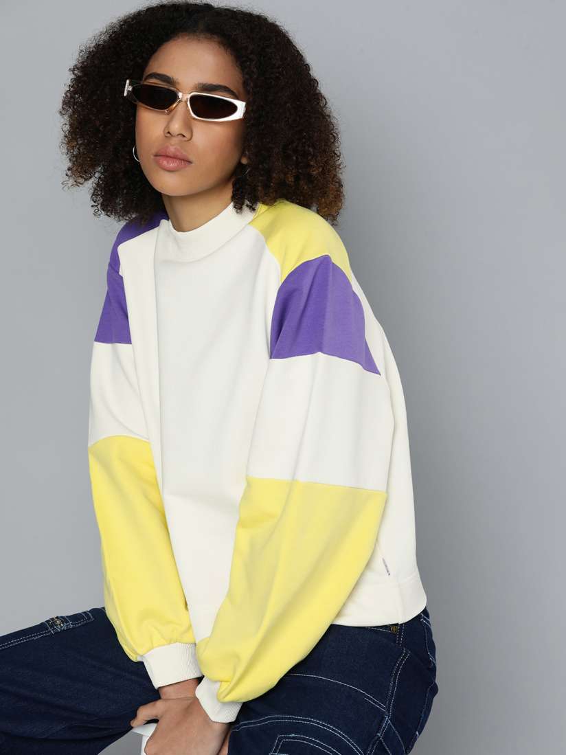 Buy Levis Women Colourblocked Long Sleeves Sweatshirt Sweatshirts for Women 22330966 Myntra