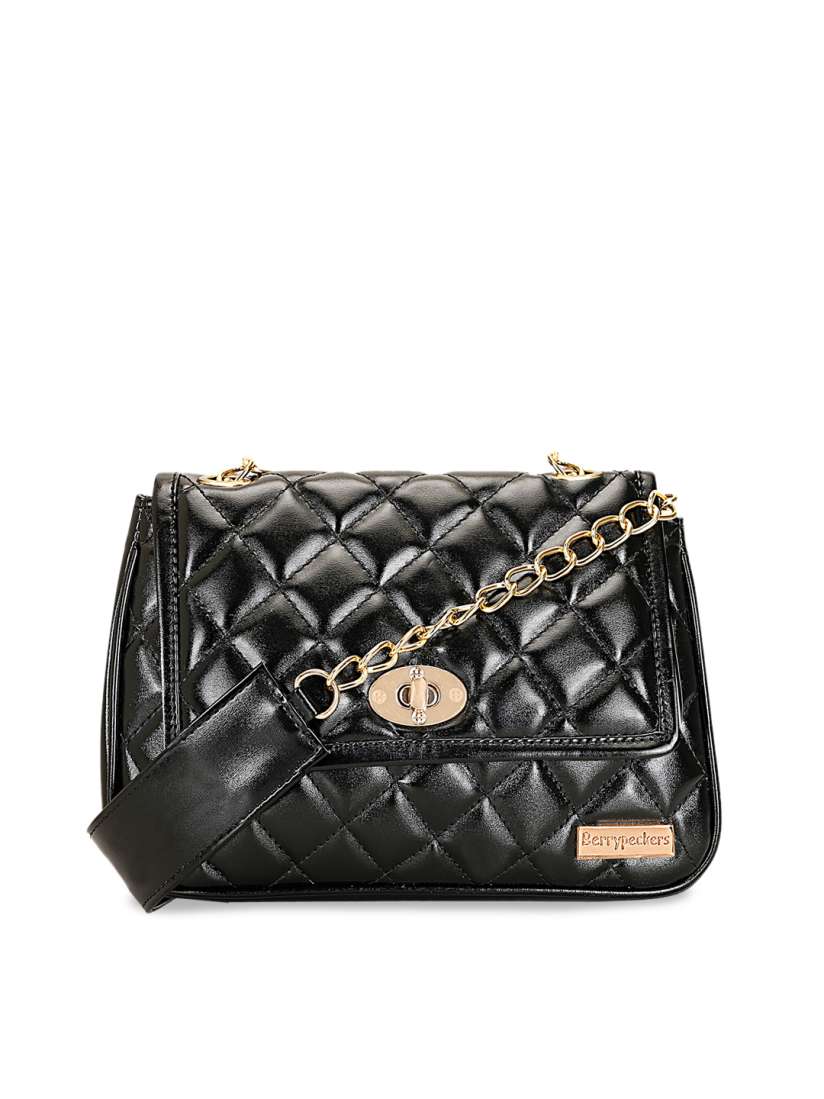 Buy Berrypeckers Textured Structured Sling Bag With Quilted Handbags for Women 22335976 Myntra