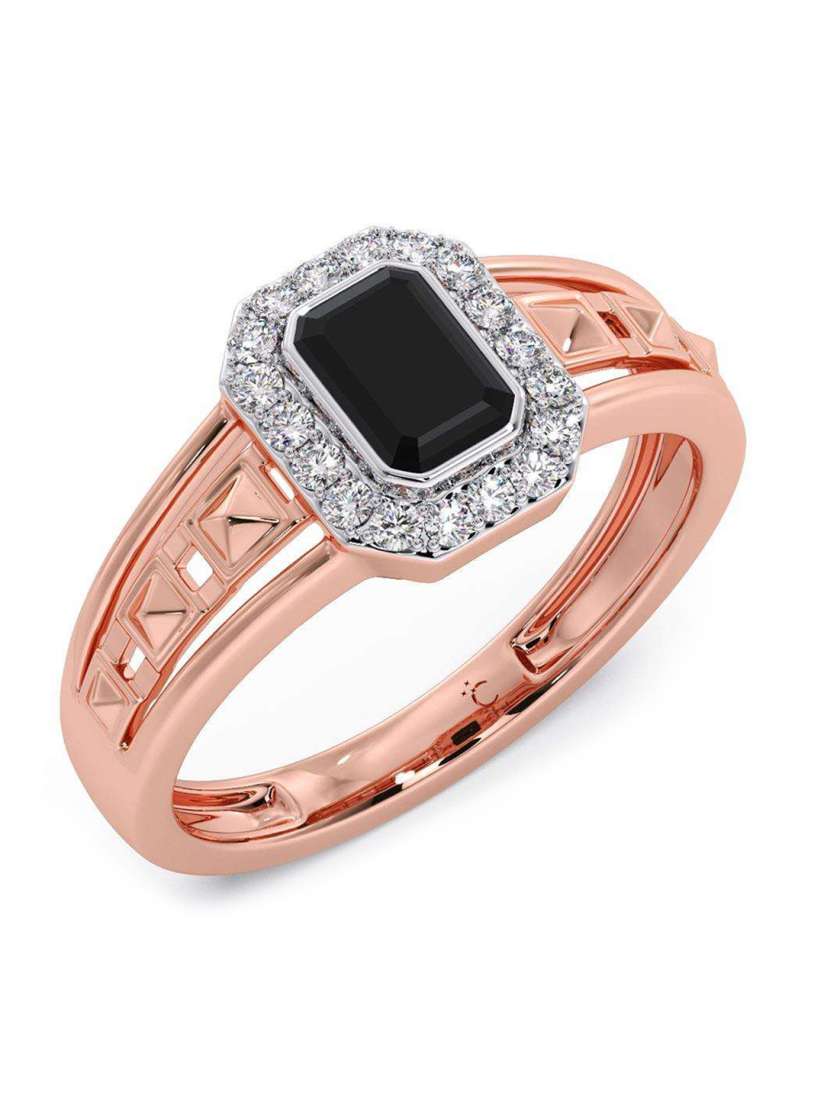Buy CANDERE A KALYAN JEWELLERS COMPANY Men Diamond Studded 14KT Rose Gold Ring 4.02 gm Ring Diamond for Men 22347152 Myntra