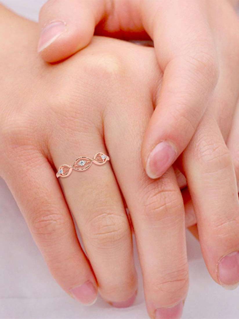 Kalyan jewellers rose gold rings store