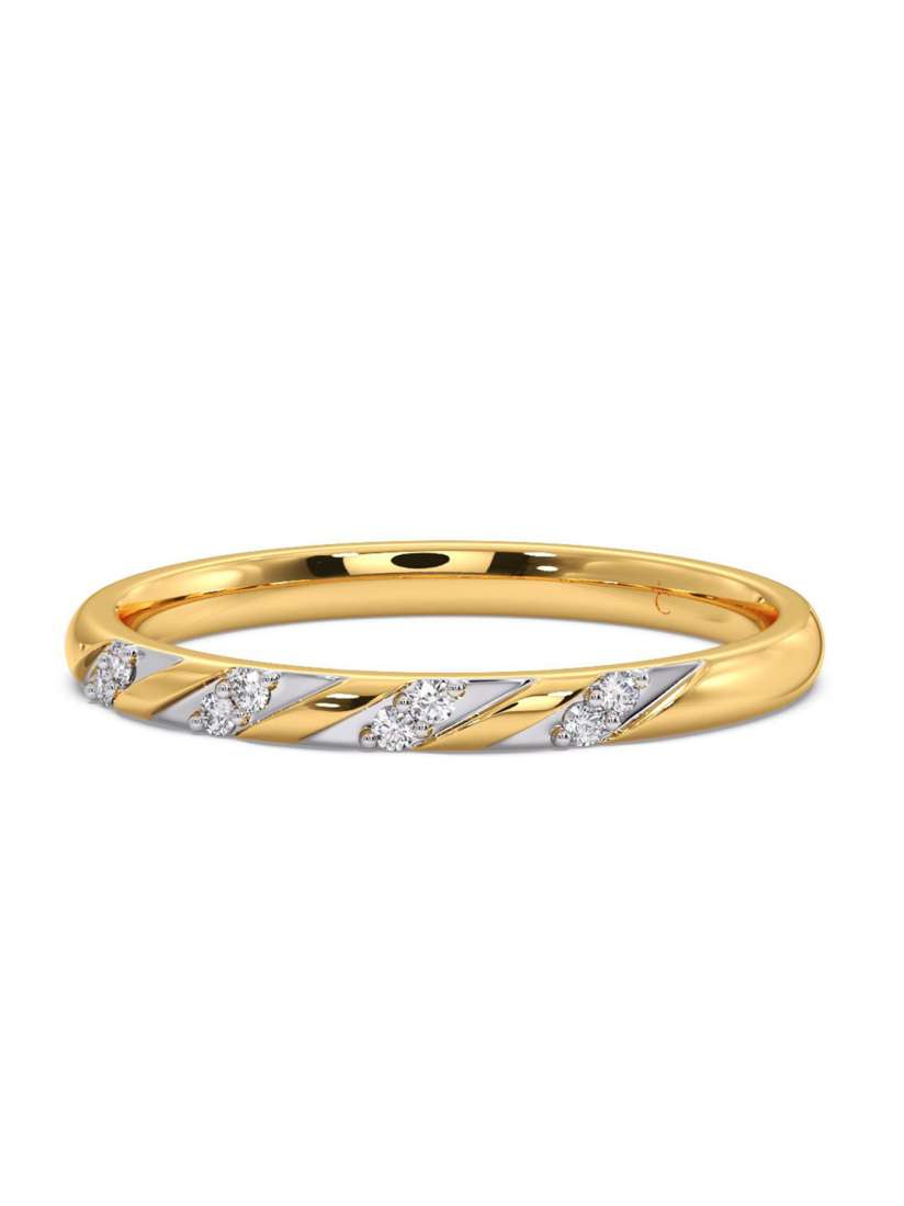 Buy CANDERE A KALYAN JEWELLERS COMPANY Diamond Studded 14KT Gold Ring 1.96 g Ring Diamond for Women 22351998 Myntra