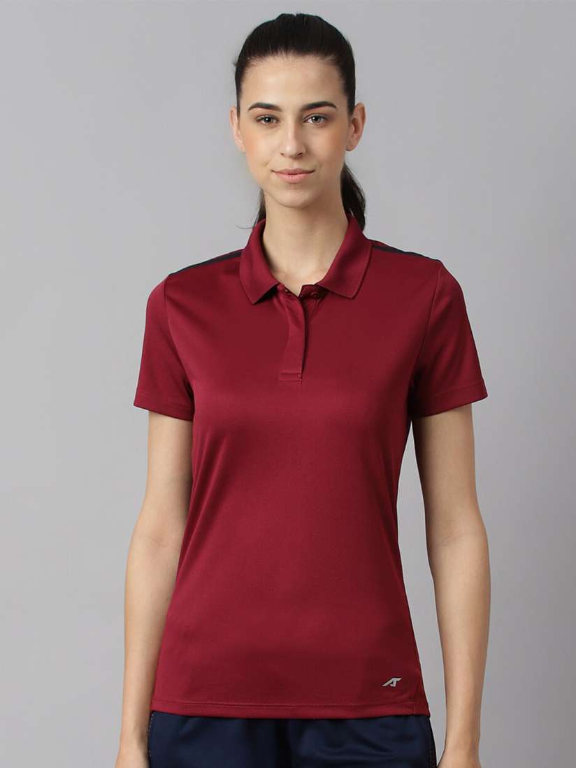 Buy Alcis Women Anti Static Soft Touch Slim Fit Training Polo T Shirt Tshirts for Women 22352358 Myntra
