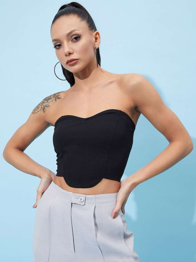 Tube tops myntra top