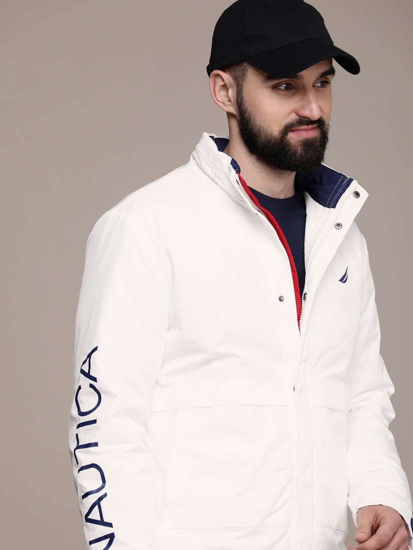 Buy Nautica Solid Hooded Puffer Jacket Jackets for Men 22355172 Myntra