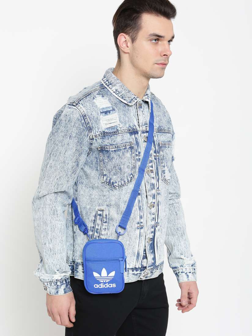 Buy ADIDAS Originals Unisex Blue FESTVL B TREFOIL Printed Messenger Bag Messenger Bag for Unisex 2236457 Myntra