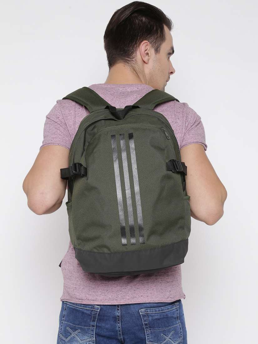 Buy ADIDAS Unisex Olive Green BP Power IV Brand Logo Print Backpack Backpacks for Unisex 2236487 Myntra