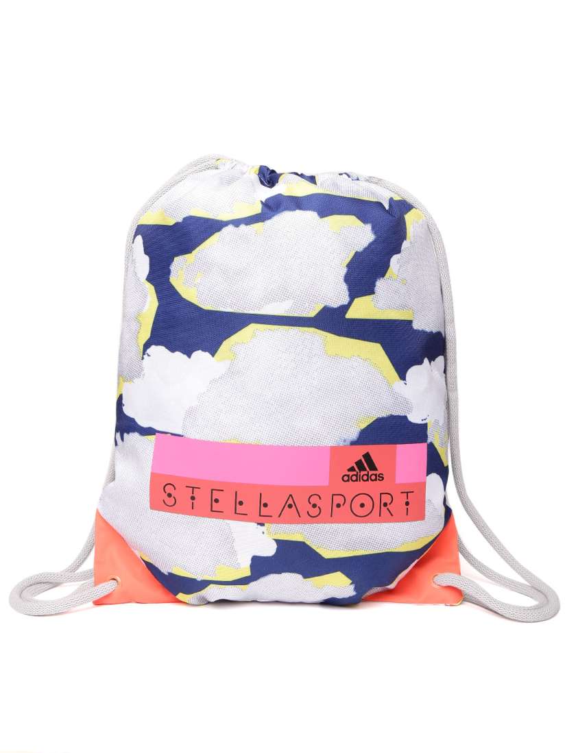Buy Stellasport by ADIDAS Women Off White Blue SC Gymbag Printed Backpack Backpacks for Women 2236523 Myntra